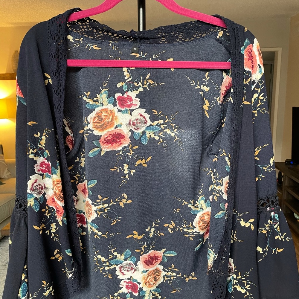 Floral cardigan